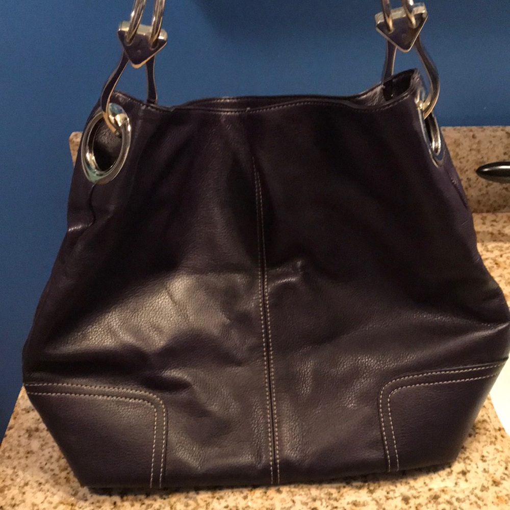 Large Dark Purple shoulder bag